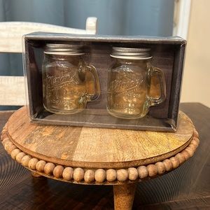 Mason jar salt and pepper shaker - glass